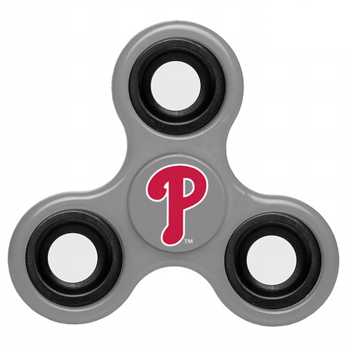 MLB Philadelphia Phillies 3 Way Fidget Spinner G56 - Gray